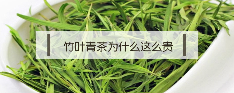 竹叶青茶为什么这么贵