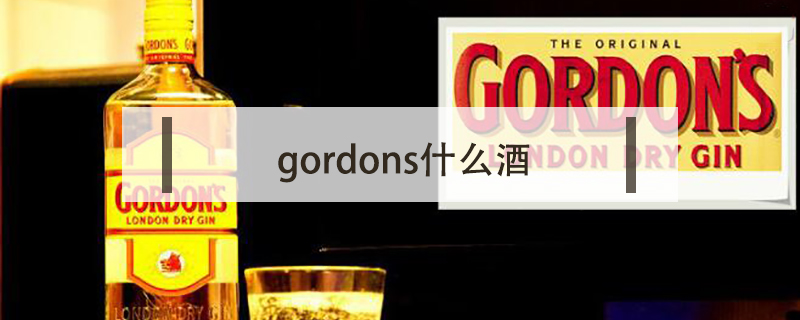 gordons什么酒