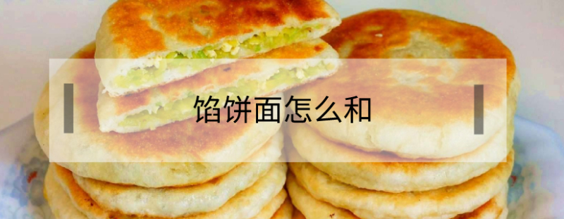 馅饼面怎么和